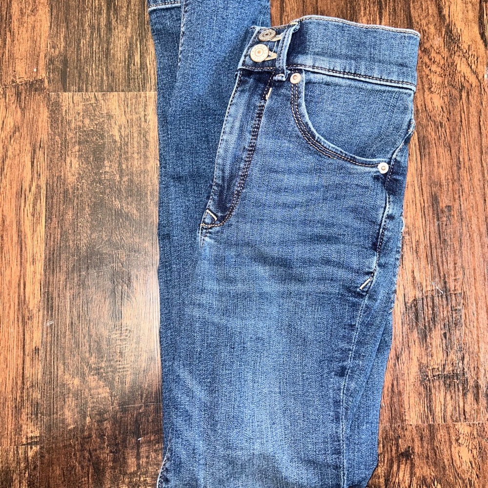 Express High Rise Cropped Skinny Jean